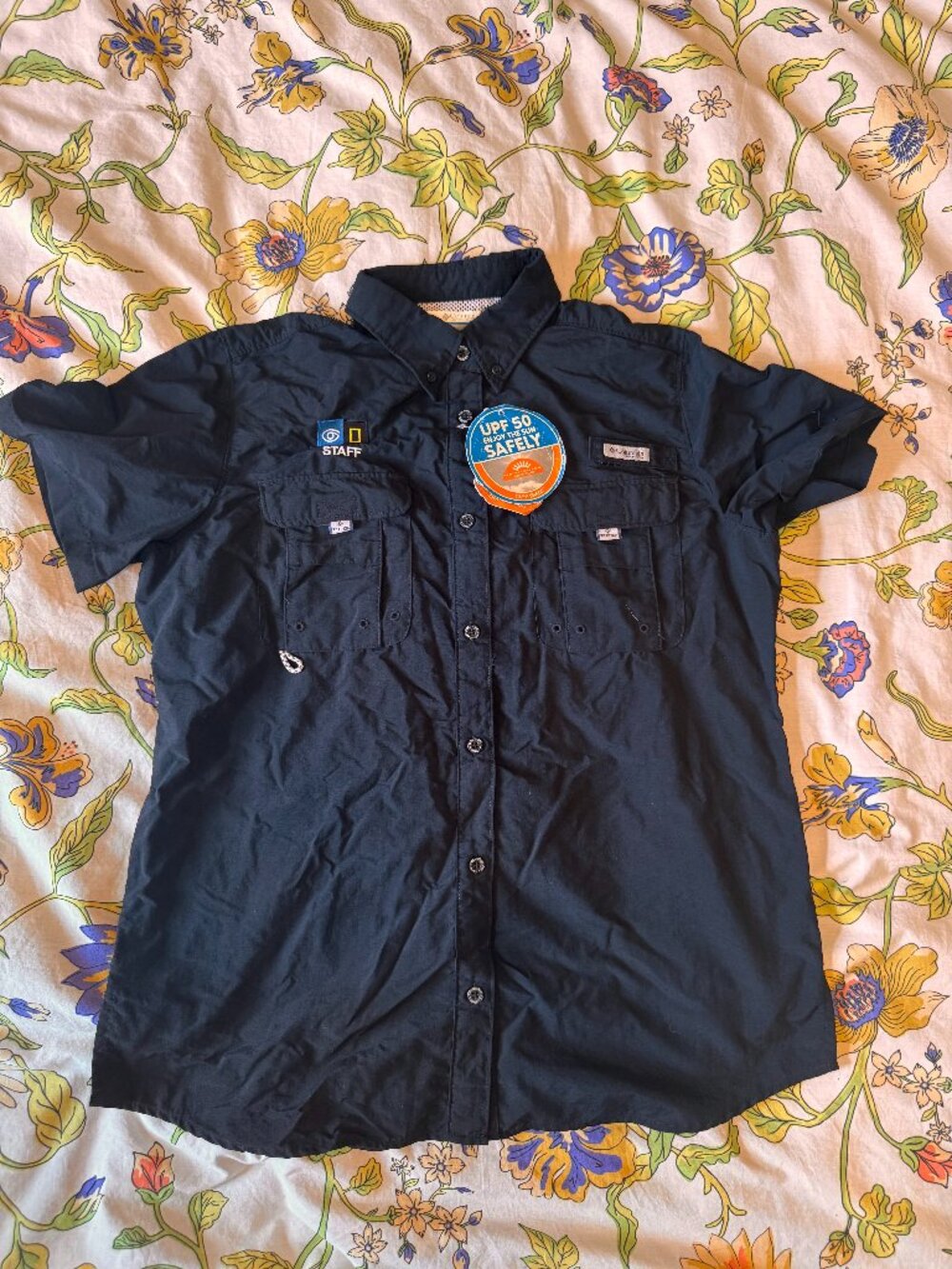 Columbia Women's Bahamas Short Sleeve Sun Shirt